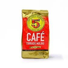 Cafe Torrado Molido 5 Hispanos 250gr x 18u