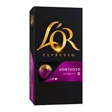 Capsulas Cafe Lor Sontuoso Intënsidad 6 Display X 10Unidades De Capsula  x 1u