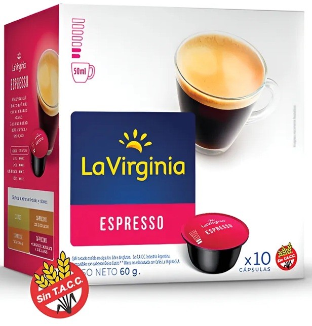 Capsulas La Virginia Espresso Dolce gusto Display 60gr x 1u