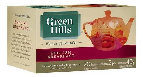 Te Green Hills English Breakfast Display 2gr x 12u