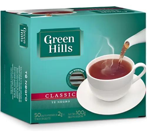 Te Green Hills Negro Clasico Display 2gr x 20u