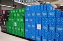 Caja Navideña Economica Celeste  x 1u