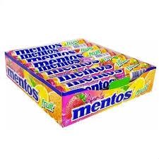 Mentos Fruta Display  x 12u