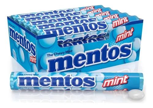 Mentos Menta Display  x 12u