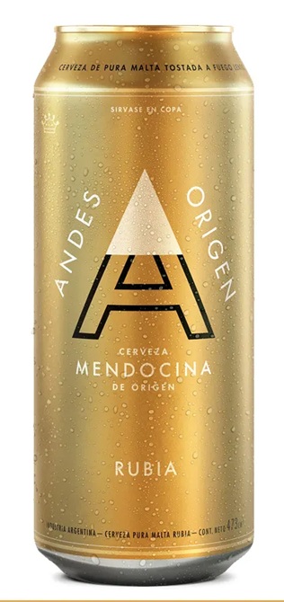Cerveza Andes Rubia Lata 473ml x 24u