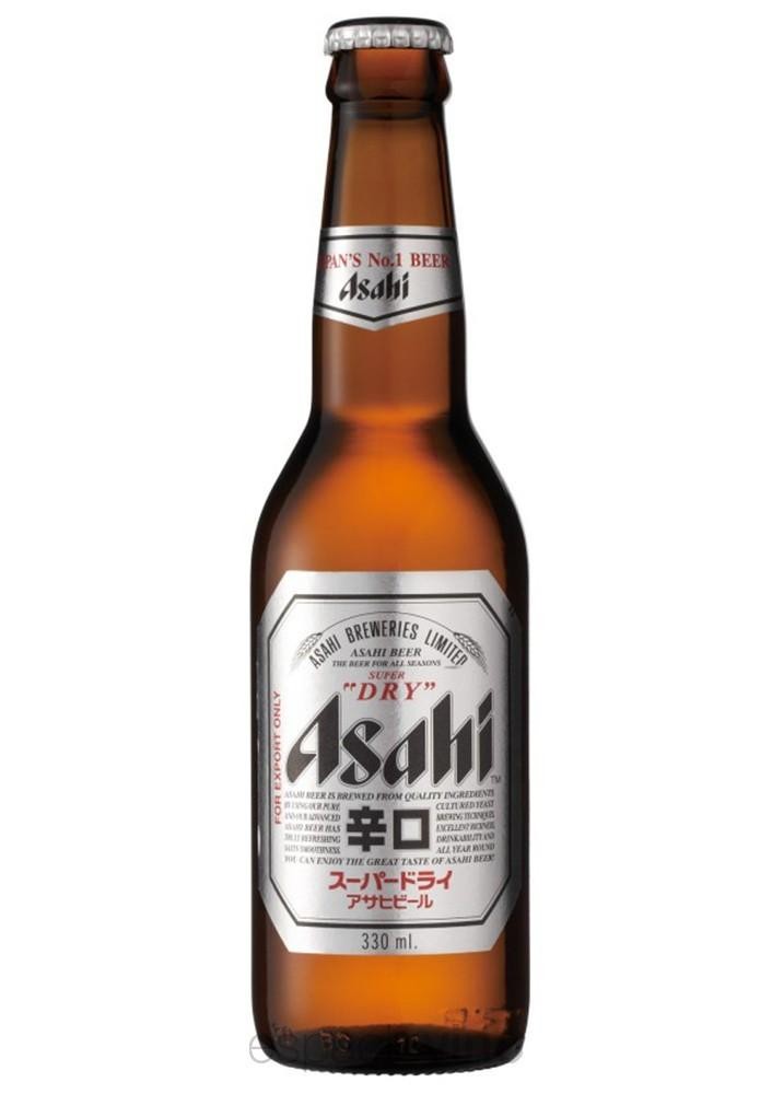 Cerveza Asahi Super Dry Bot 330ml x 24u
