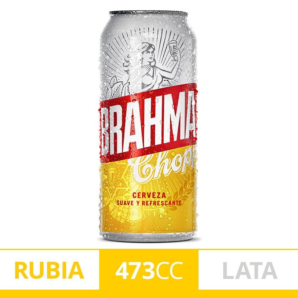 Cerveza Brahma Lata 473ml x 24u