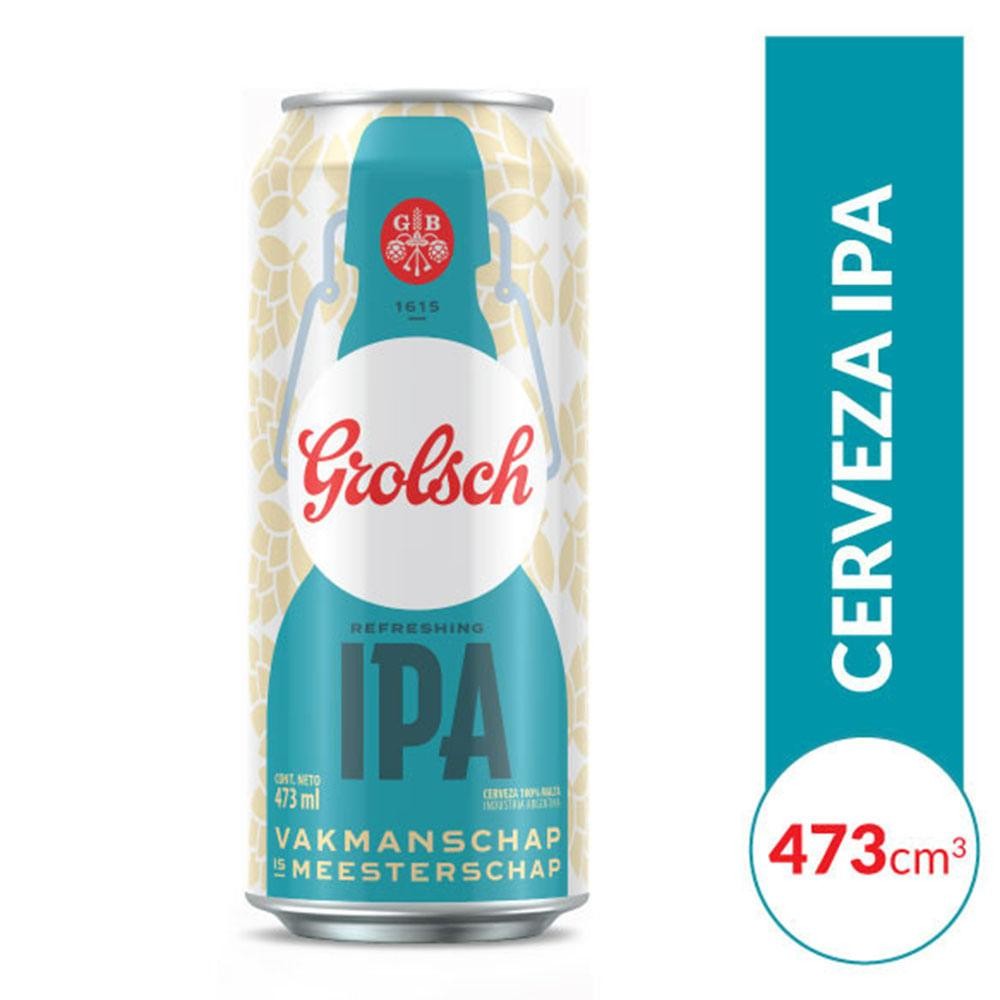 Cerveza Grolsch Ipa Lata 473ml x 24u