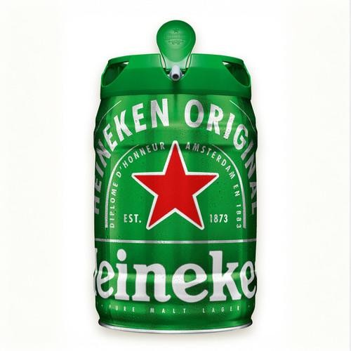 Cerveza Heinecken Barril 5l x 2u