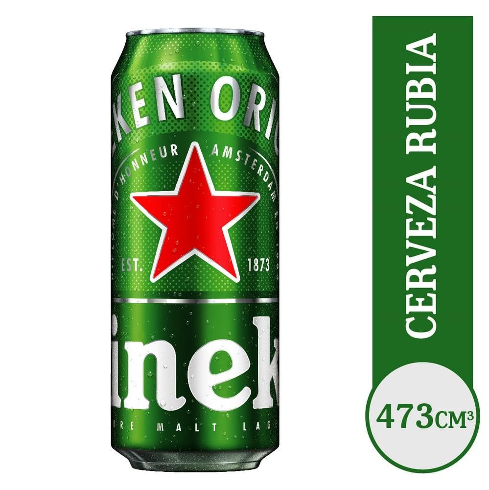 Cerveza Heineken Lata 473ml x 24u