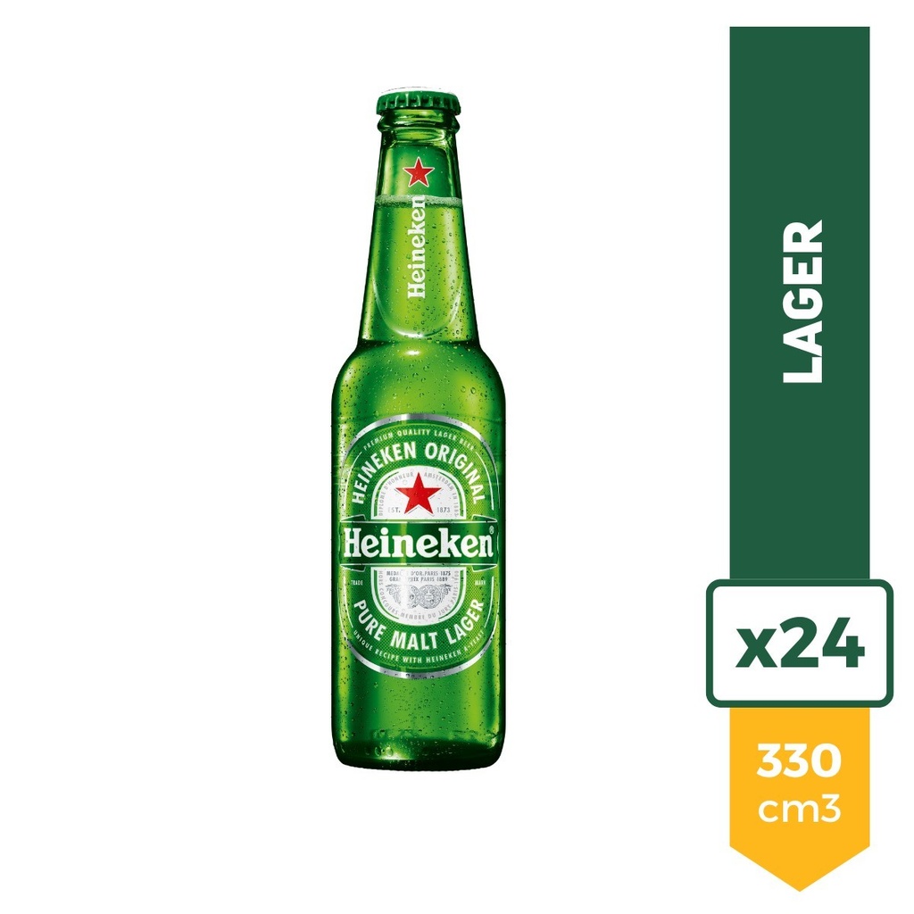 Cerveza Heineken Porron 330ml x 24u