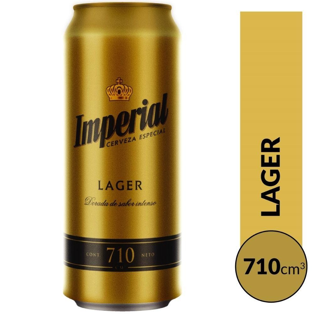 Cerveza Imperial Lager Laton 710ml x 24u