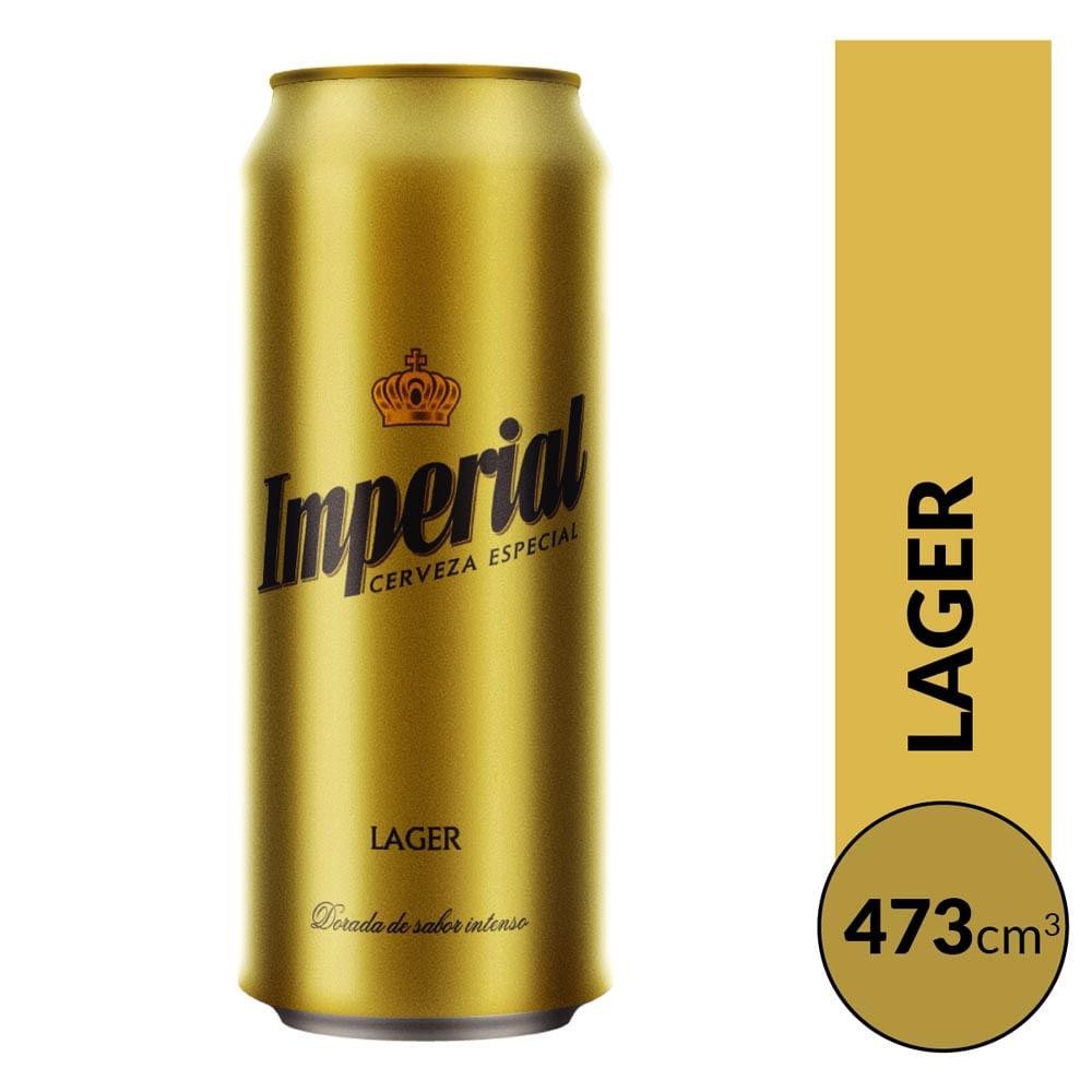 Cerveza Imperial Lager Regular Lata 473ml x 24u