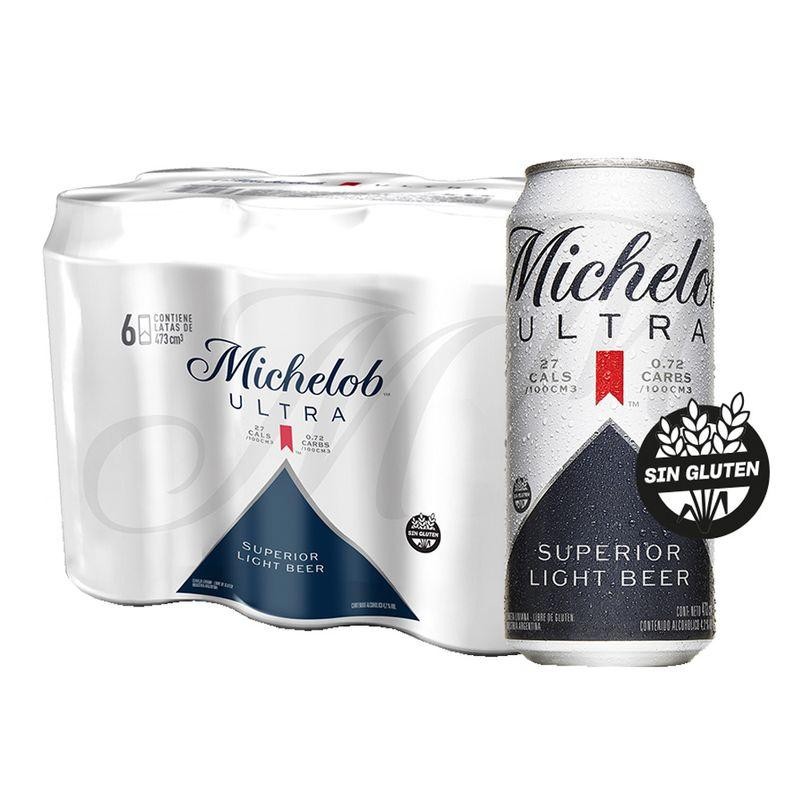 Cerveza Michelob Ultra Lata 473ml x 20u