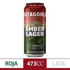 Cerveza Patagonia Amber Lager Lata 473ml x 24u