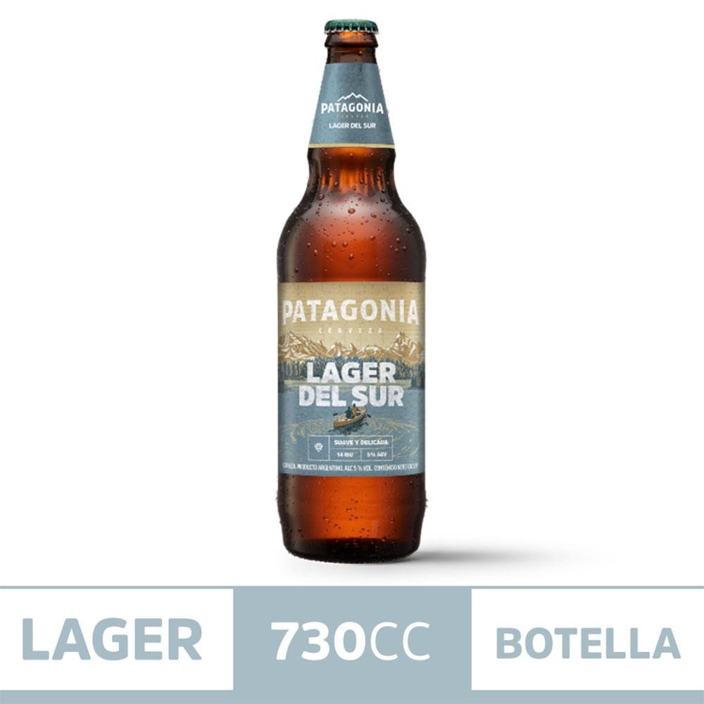 Cerveza Patagonia Lager Del Sur Bot 710ml x 6u