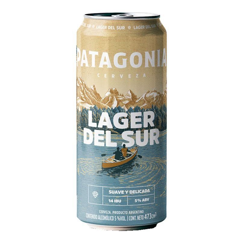 Cerveza Patagonia Lager Del Sur Lata 473ml x 24u