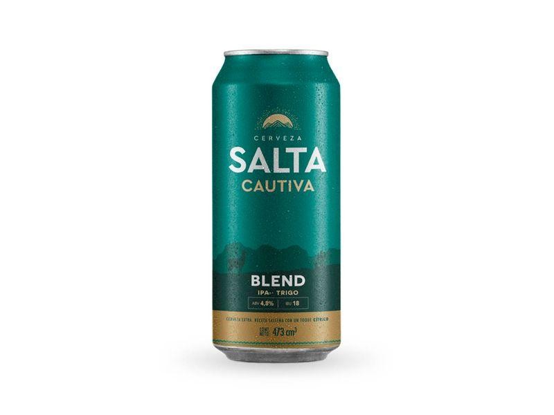 Cerveza Salta Cautiva Blend Lata 473ml x 24u