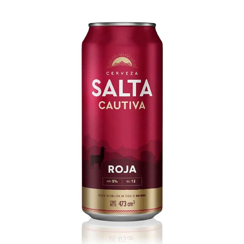 Cerveza Salta Roja Lata 473ml x 24u