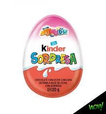 Huevo Kinder Nena Plancha Display  x 12u