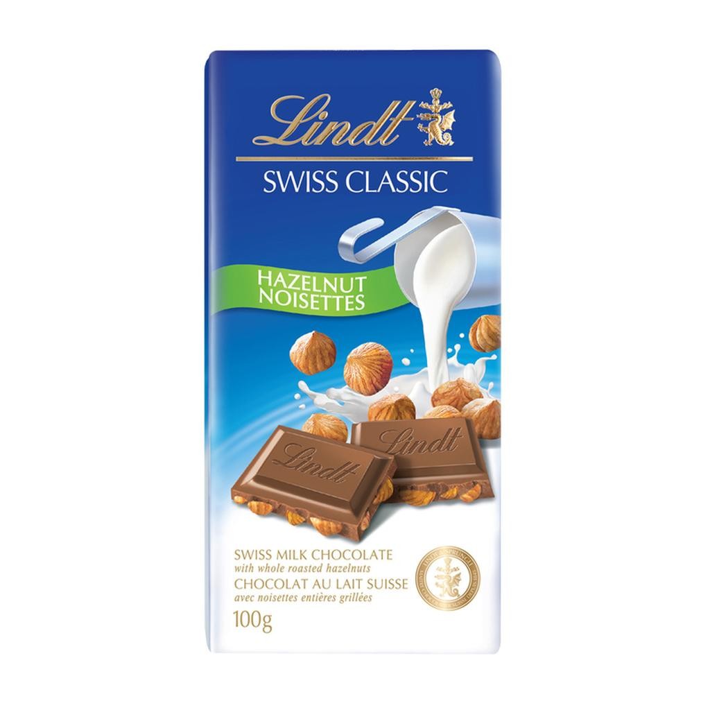 Lindt Mil Hazelnut 100gr x 12u