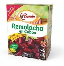Remolacha En Cubo La Banda Tetra Recart 340gr x 12u