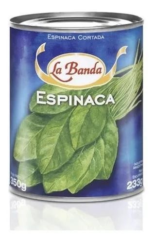 Espinaca Cortada La Banda Pack 800gr x 12u