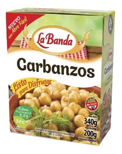 Garbanzo La Banda Tetra 350gr x 12u