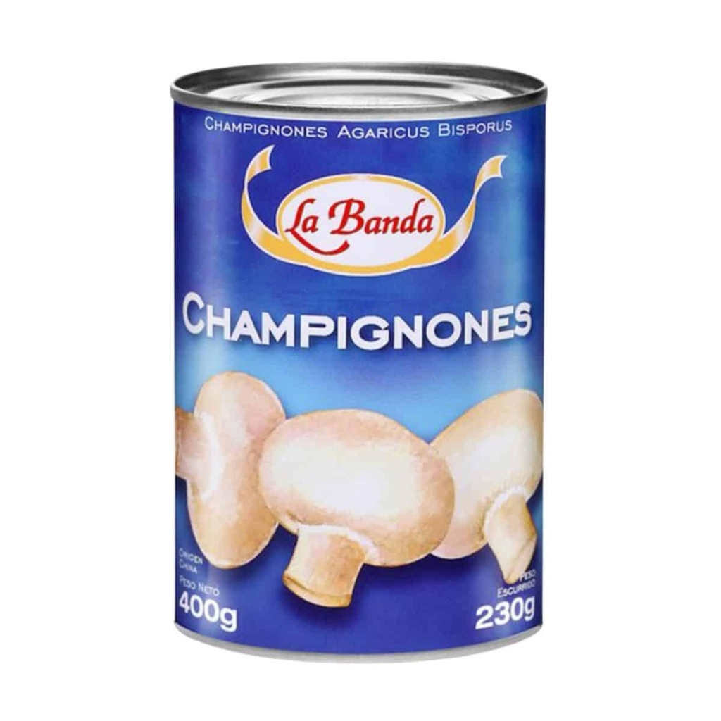 Champiñon Entero La Banda 425gr x 24u