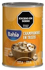 Champiñones En Trozos Bahia  400gr x 6u
