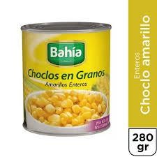 Choclos Enteros Grano Amarillo Bahia  280gr x 24u