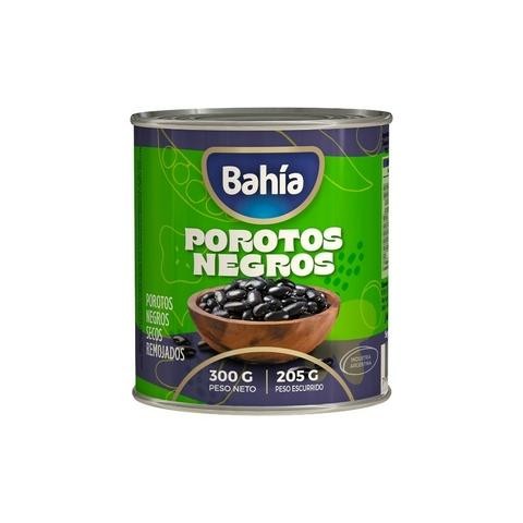 Porotos Negros Secos Remojados Bahia  300gr x 24u