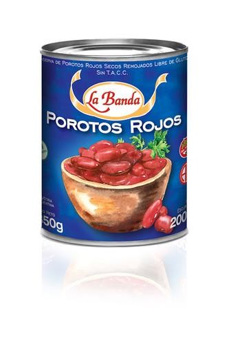Porotos Rojos 350gr x 6u