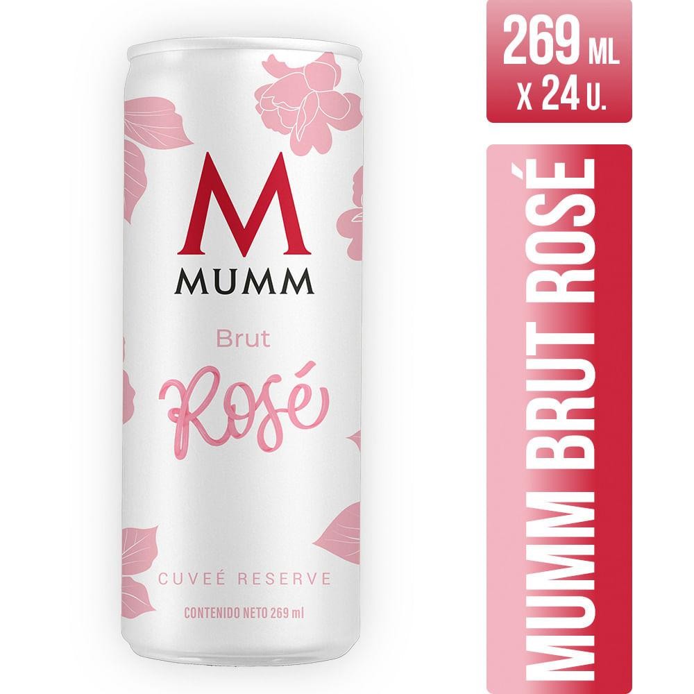 Lata Mumm Cuvee Res Brut Rose 269ml x 24u