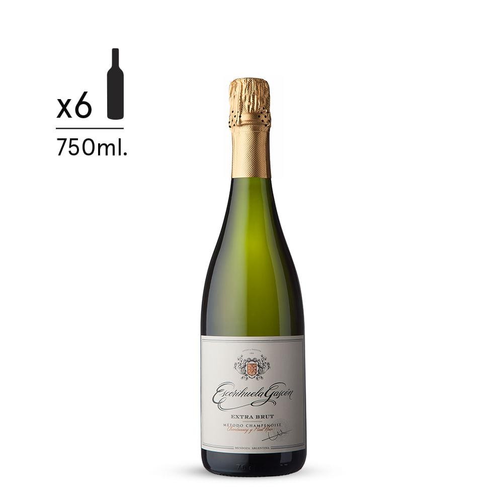 Espumante Escorihuela Gascon Extra Brut 750ml x 6u