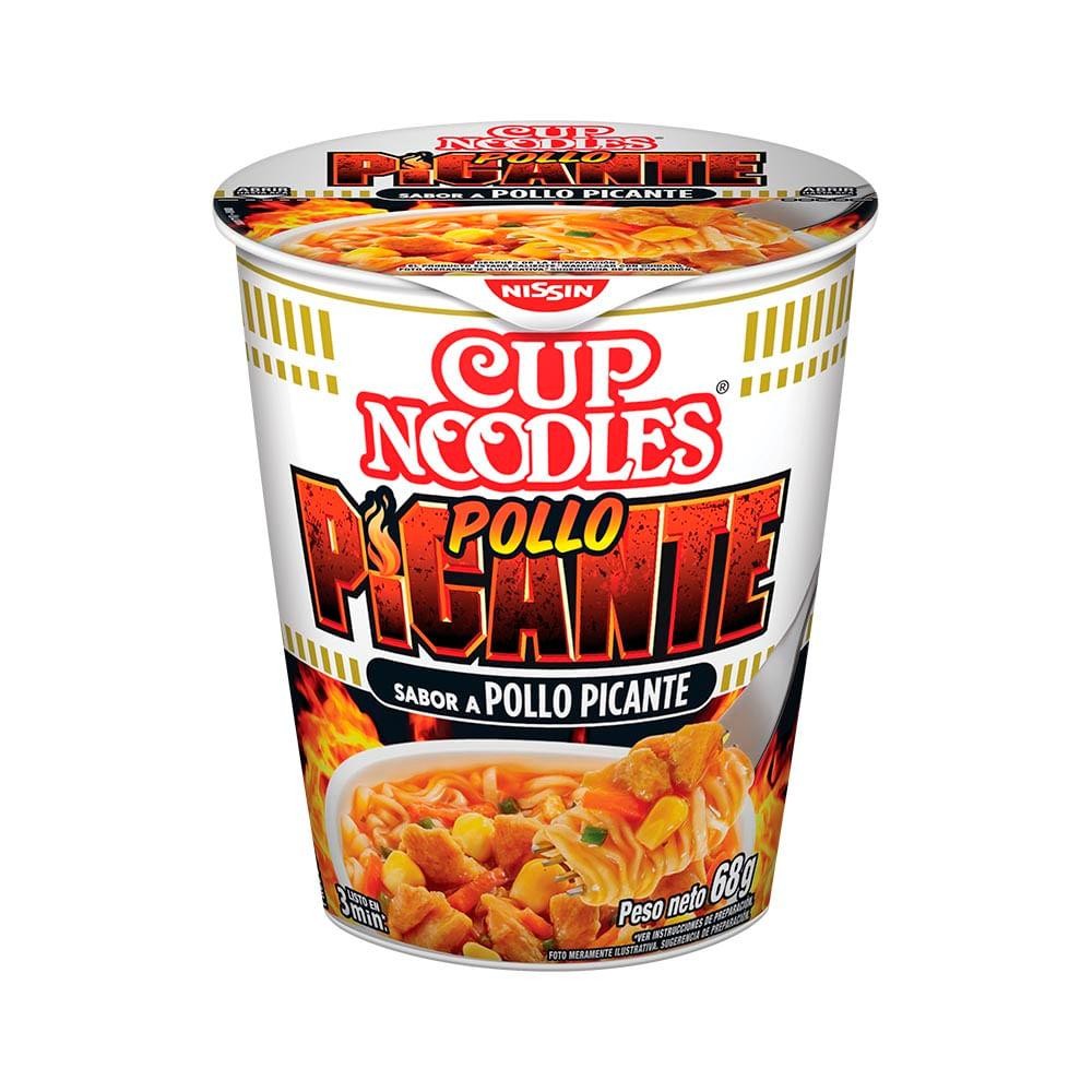 Nisin Cup Noodles Pollo Picante 71gr x 24u