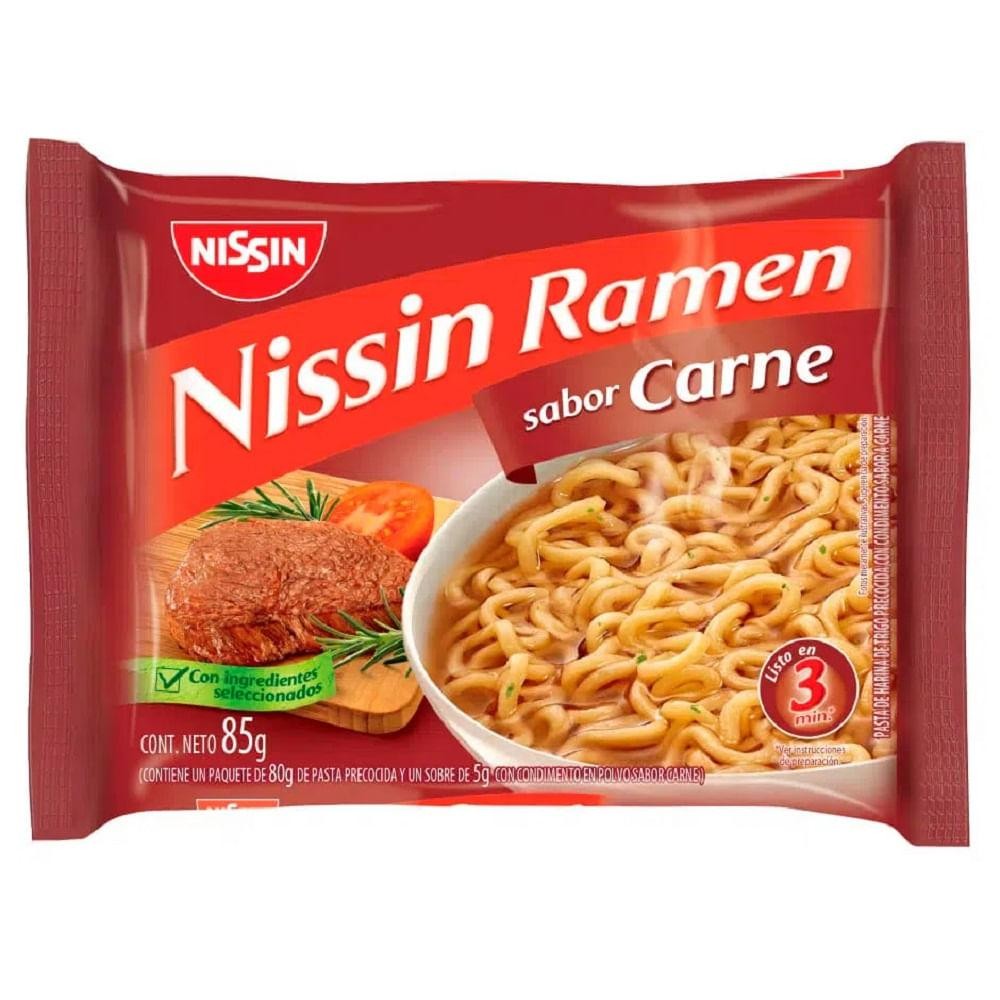 Nisin Ramen Carne 85gr x 30u
