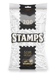 Filtros Stamps Slim Black Display   x 20u