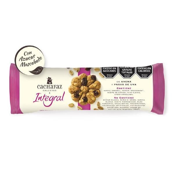 (No usar) Galletitas Cachafaz Integralavena Pasas x21u x 1u