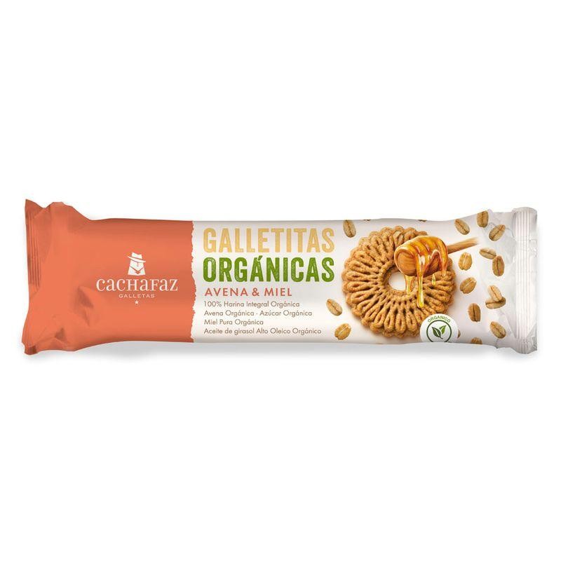 Galletitas Cachafaz Organicas Avena Y Miel  x 1u