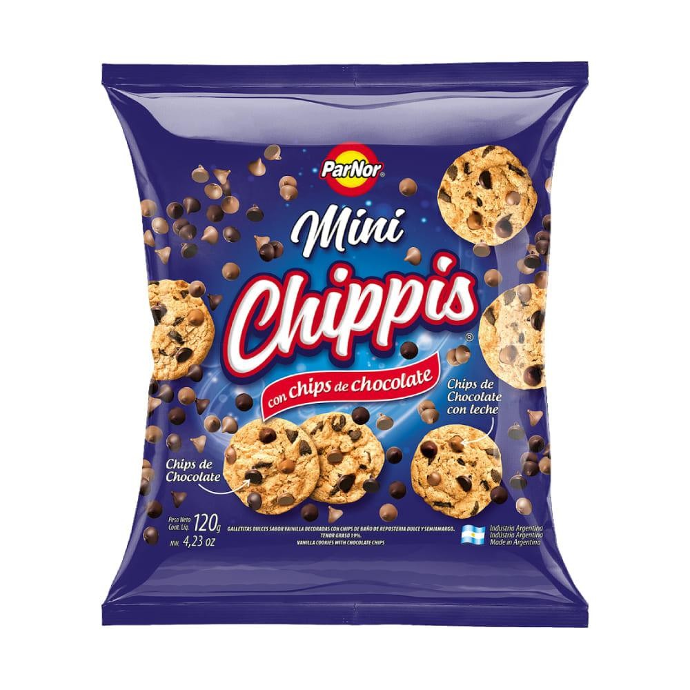 Galletitas Chippis Chipschoc Parnor amos 120gr x 30u