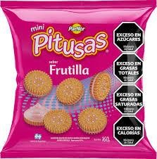 Galletitas Pitusas Frutilla Parnor amos 160gr x 30u