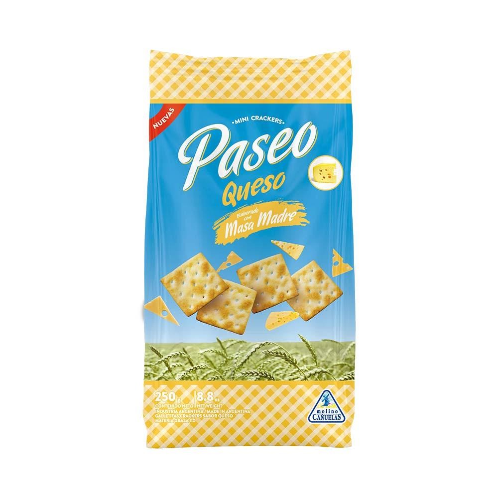 Paseo Cracker Queso 250gr x 14u