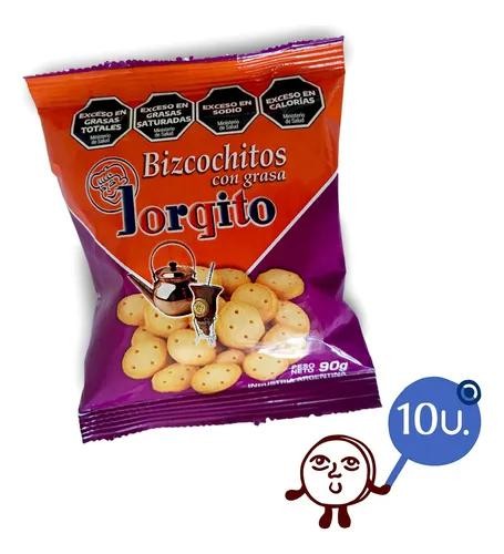 Bizcochitos Con Grasa Jorgito 90gr x 48u
