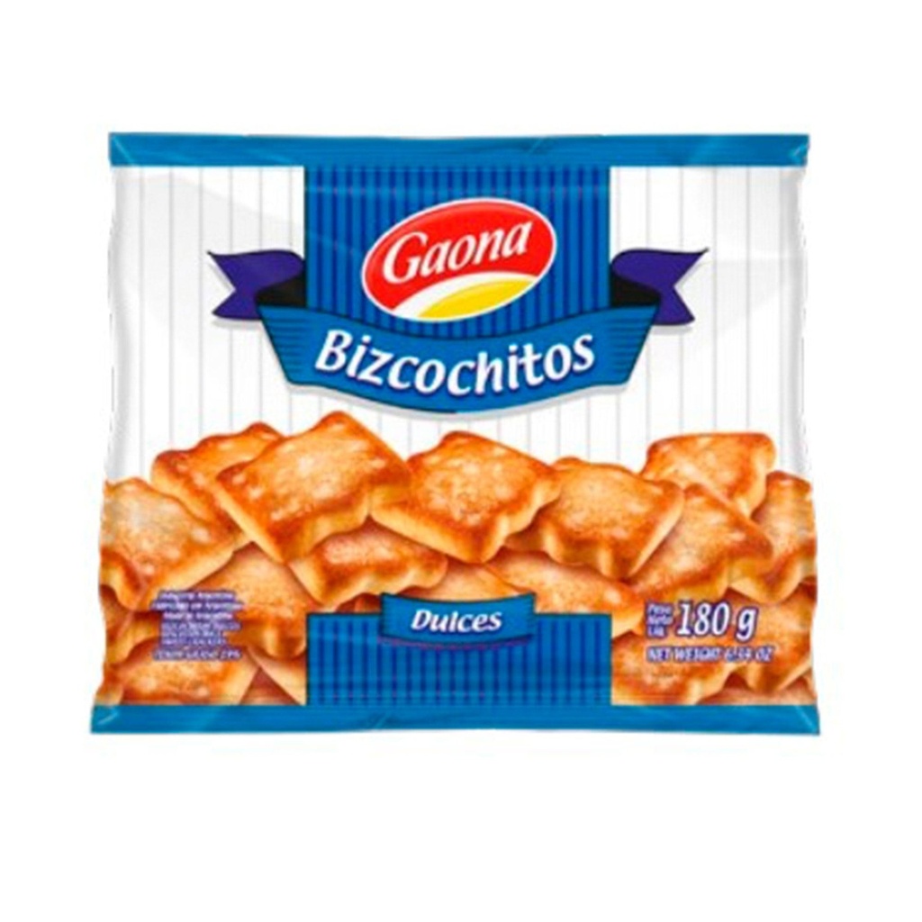 Bizcocho Azucarado Gaona 180gr x 24u