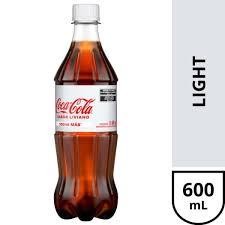 Gaseosa Coca Cola Light Pet Botella 600ml x 6u