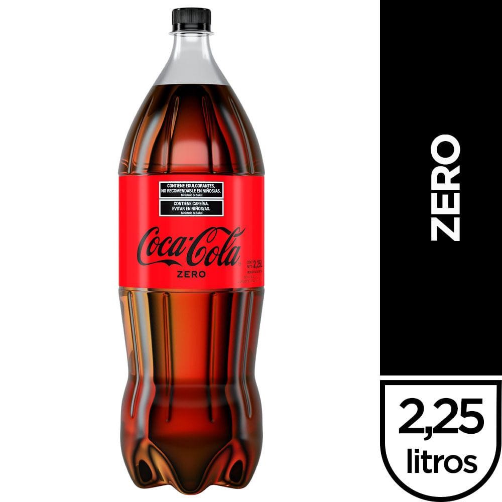 Gaseosa Coca Cola Zero 2,25l x 8u