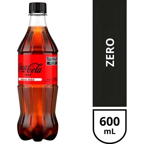 Gaseosa Coca Cola Zero PET 600ml x 6u