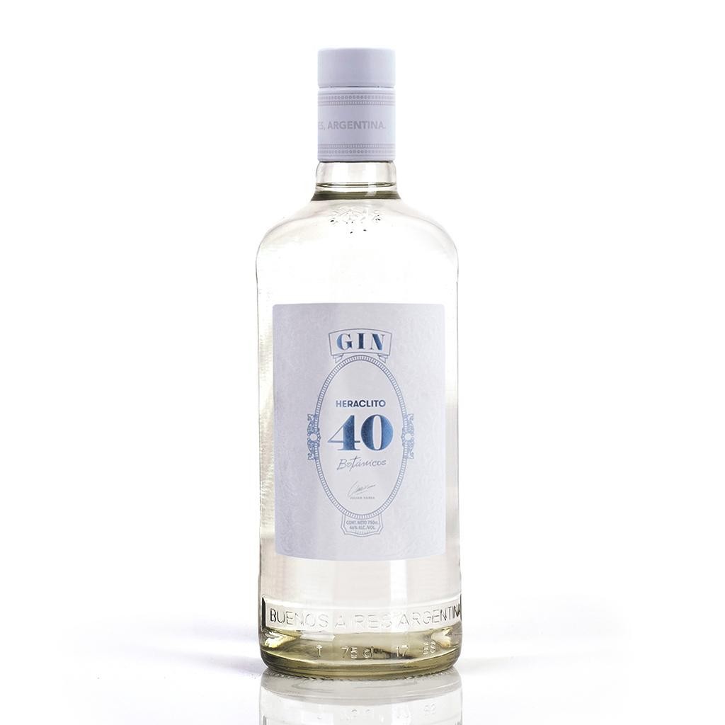 Gin Heraclito 40 Botanicos 700ml x 6u