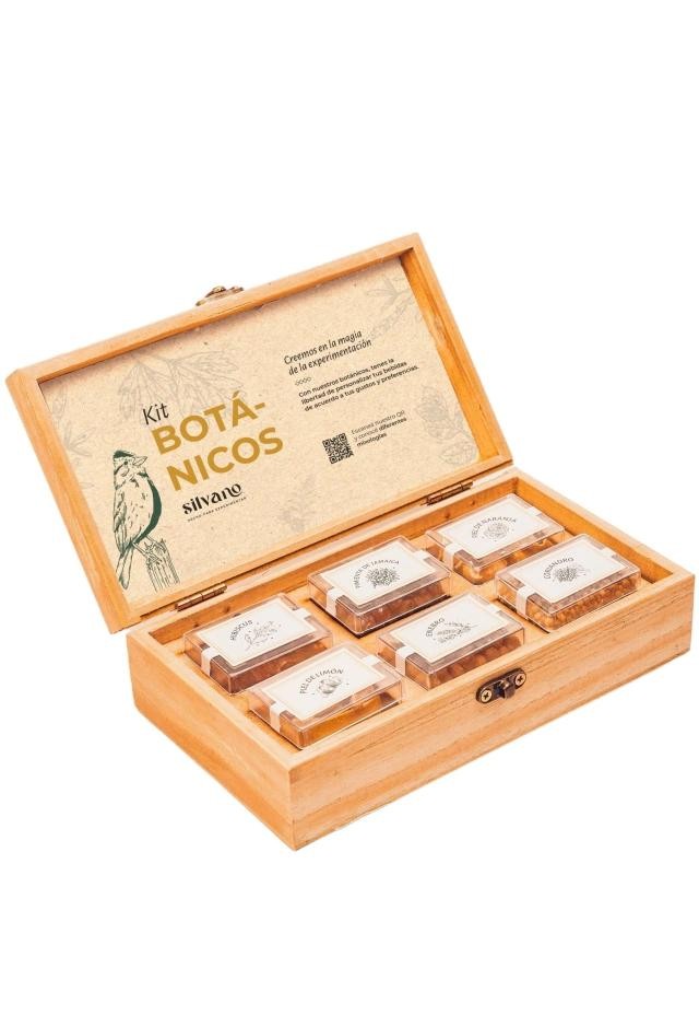 Kit 6 Botanicos + Estuche De Madera ( Sin Gin)  x 1u